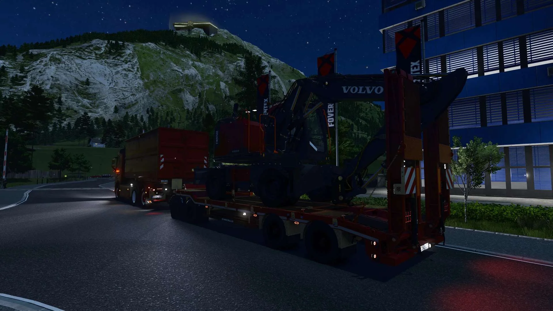 FS25 Schwarzmüller 4A Tieflader Nordic Style v1.0 Trailers Mod FS25 Mod Free Download