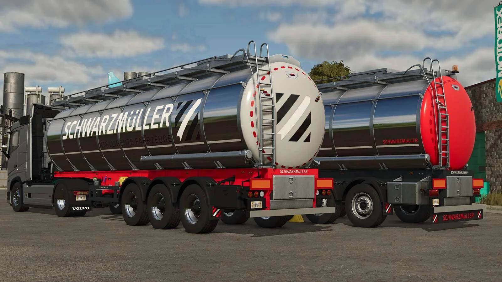 FS25 Schwarzmüller Food Tank v1.0 Trailers Mod FS25 Mod Free Download