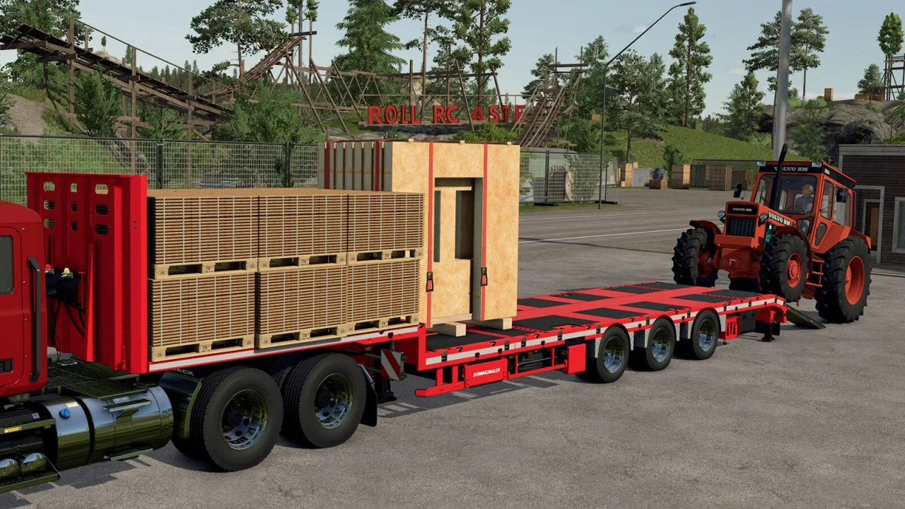 FS25 Schwarzmüller Semi Lowloader 3A V1.0 Trailers Mod FS25 Mod Free Download