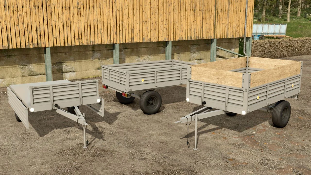FS25 Self-built Trailer V1.0 Trailers Mod FS25 Mod Free Download