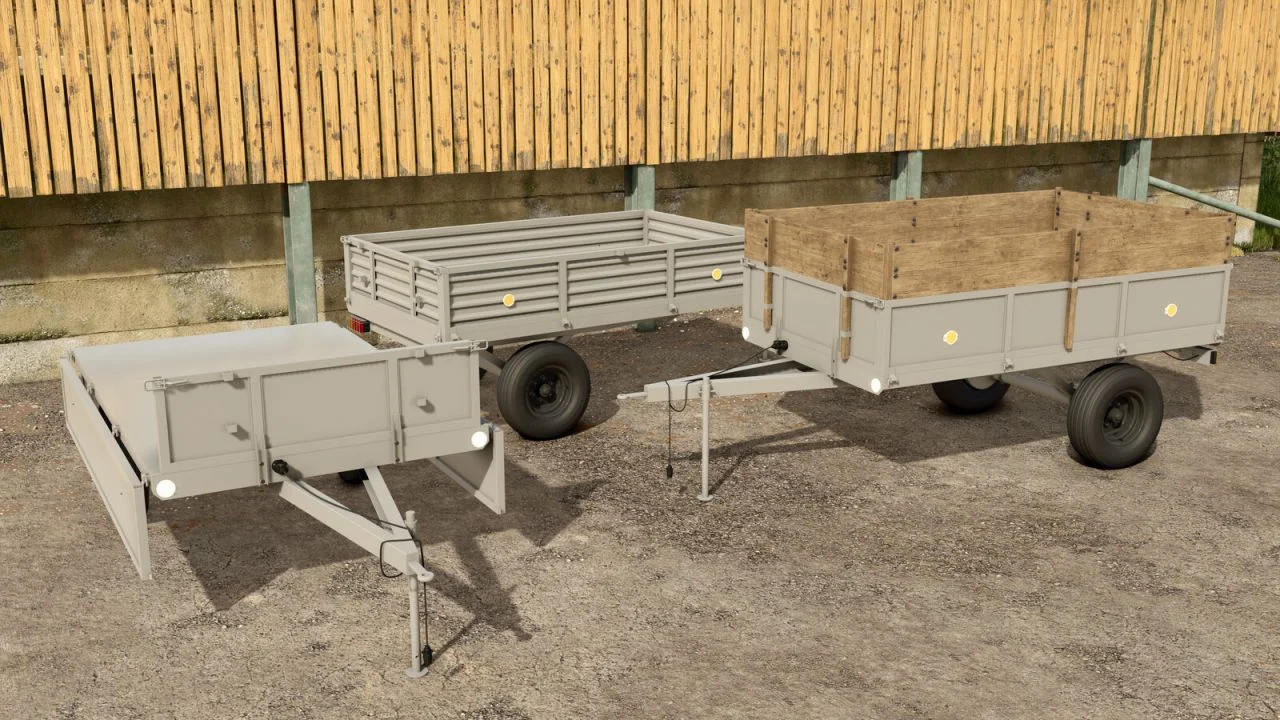 FS25 Self-built Trailer V2.0 Trailers Mod FS25 Mod Free Download