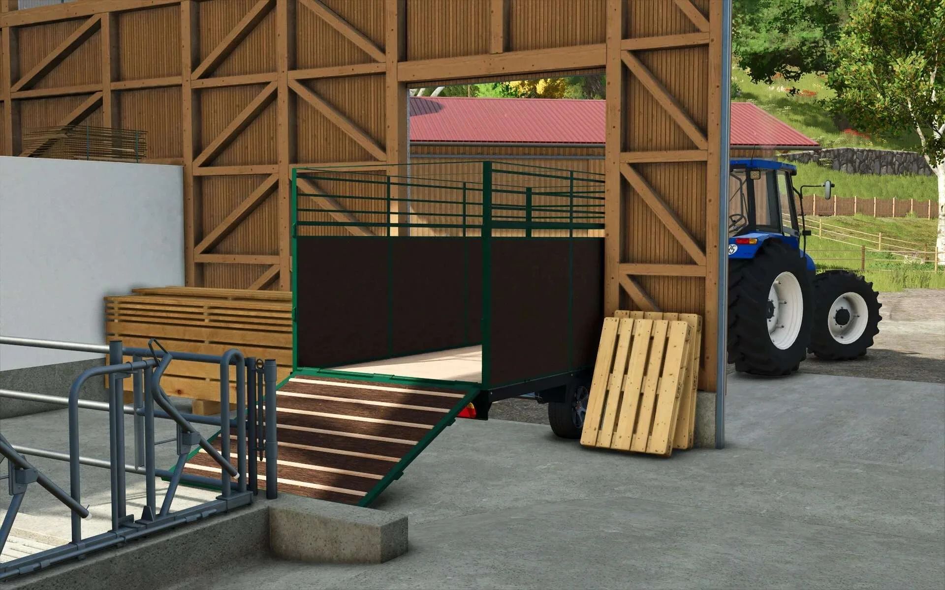 FS25 Selfmade Car Trailer v1.2 Trailers Mod FS25 Mod Free Download