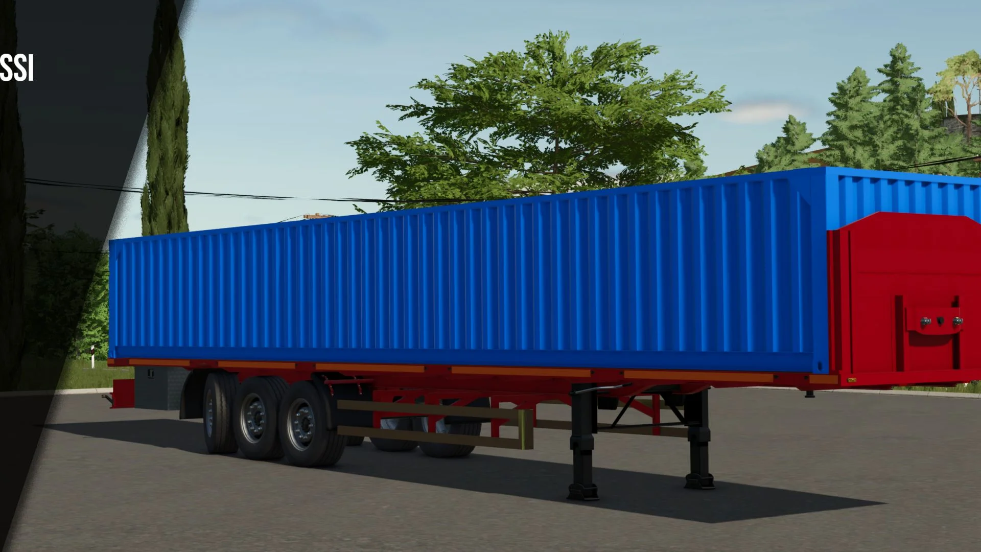 FS25 Semi trailer 3 axles V1.0 Trailers Mod FS25 Mod Free Download