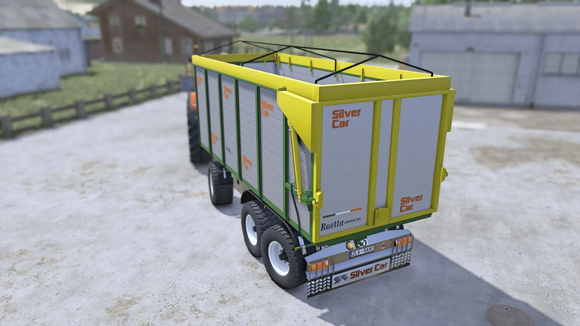 FS25 Silver Car / Vanara SRC 313 V1.0 Trailers Mod FS25 Mod Free Download