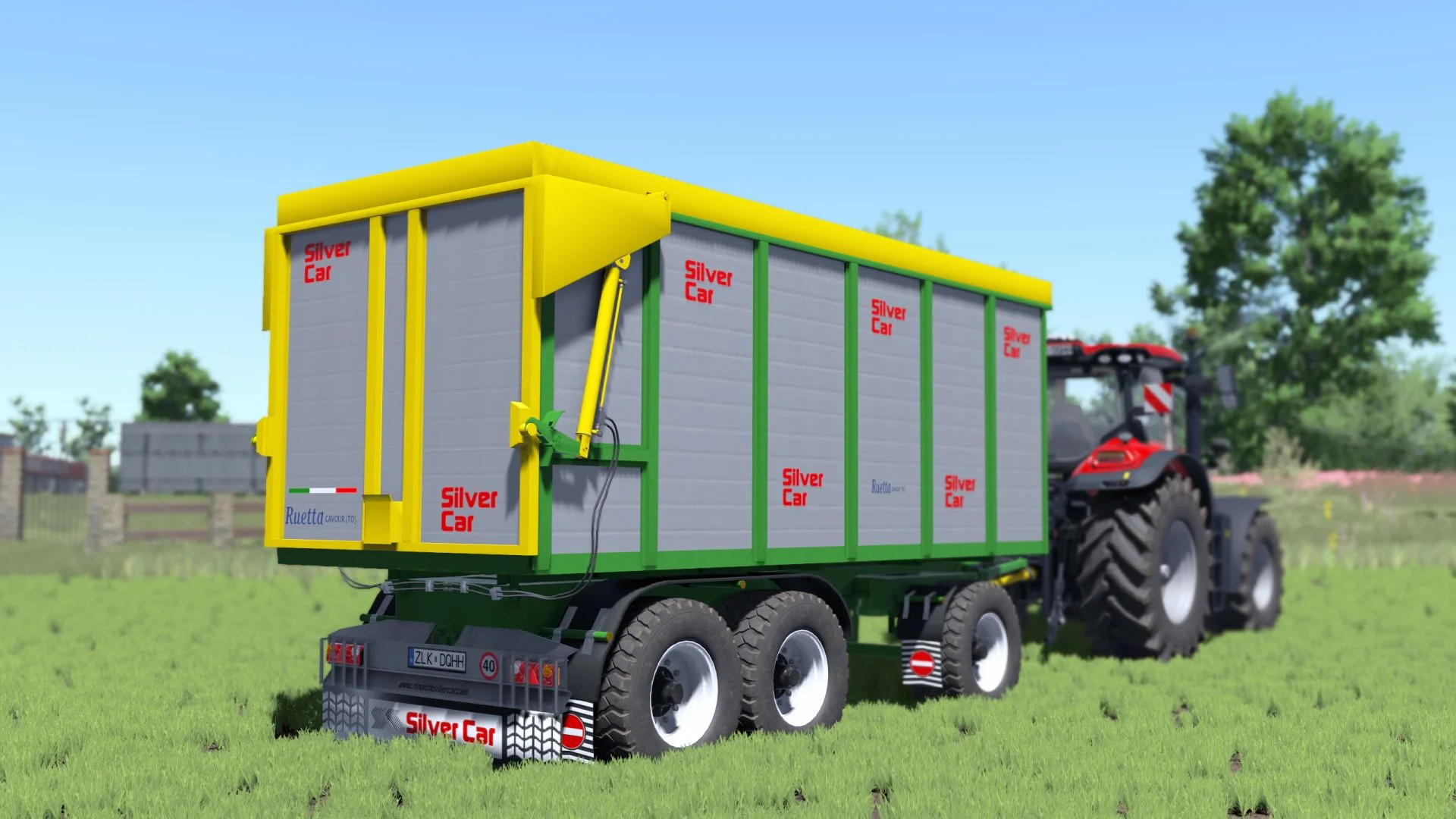 FS25 Silver Car / Vanara SRC 313 V1.1 Trailers Mod FS25 Mod Free Download