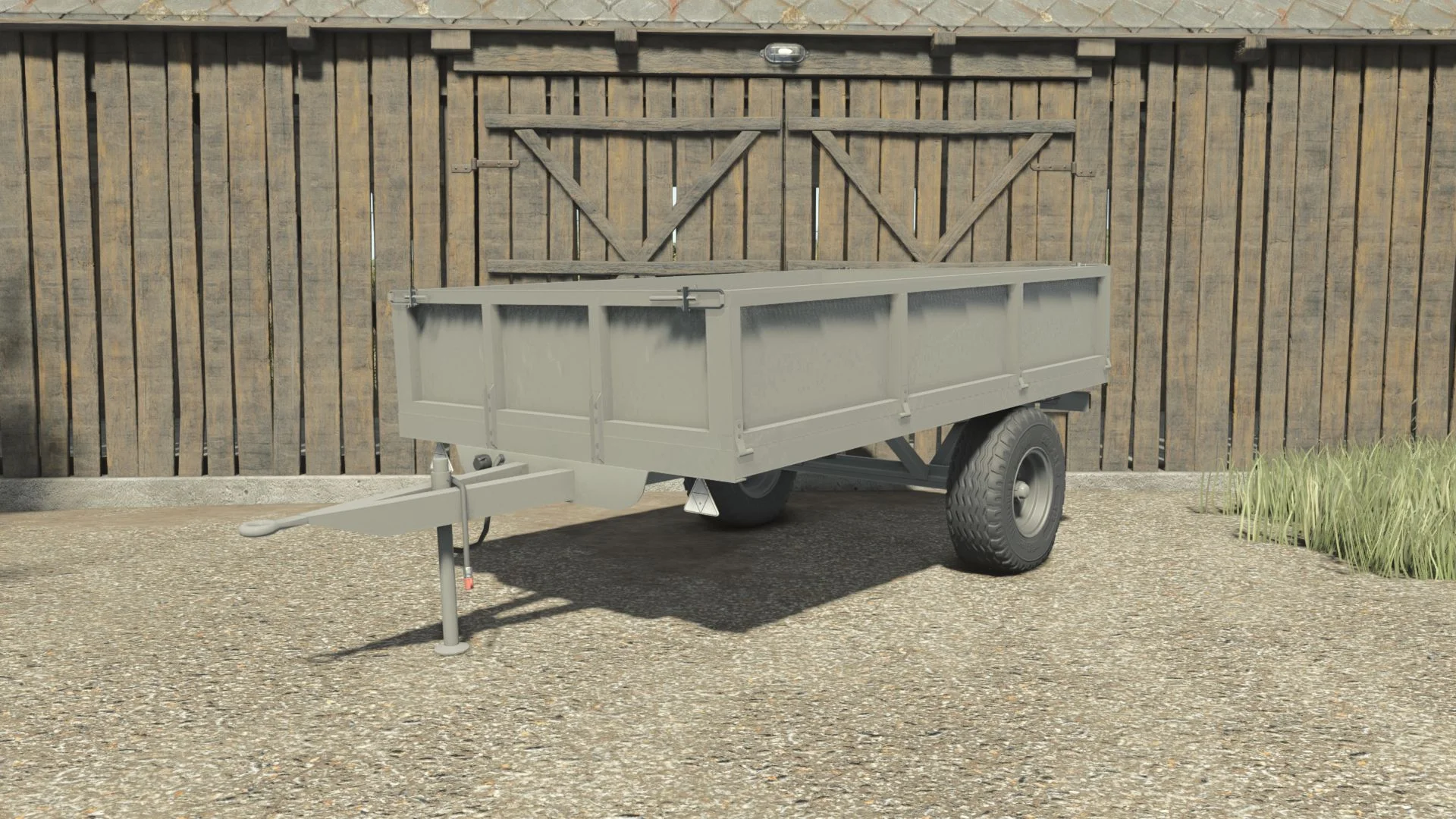 FS25 Single Axle Trailer V1.0 Trailers Mod FS25 Mod Free Download
