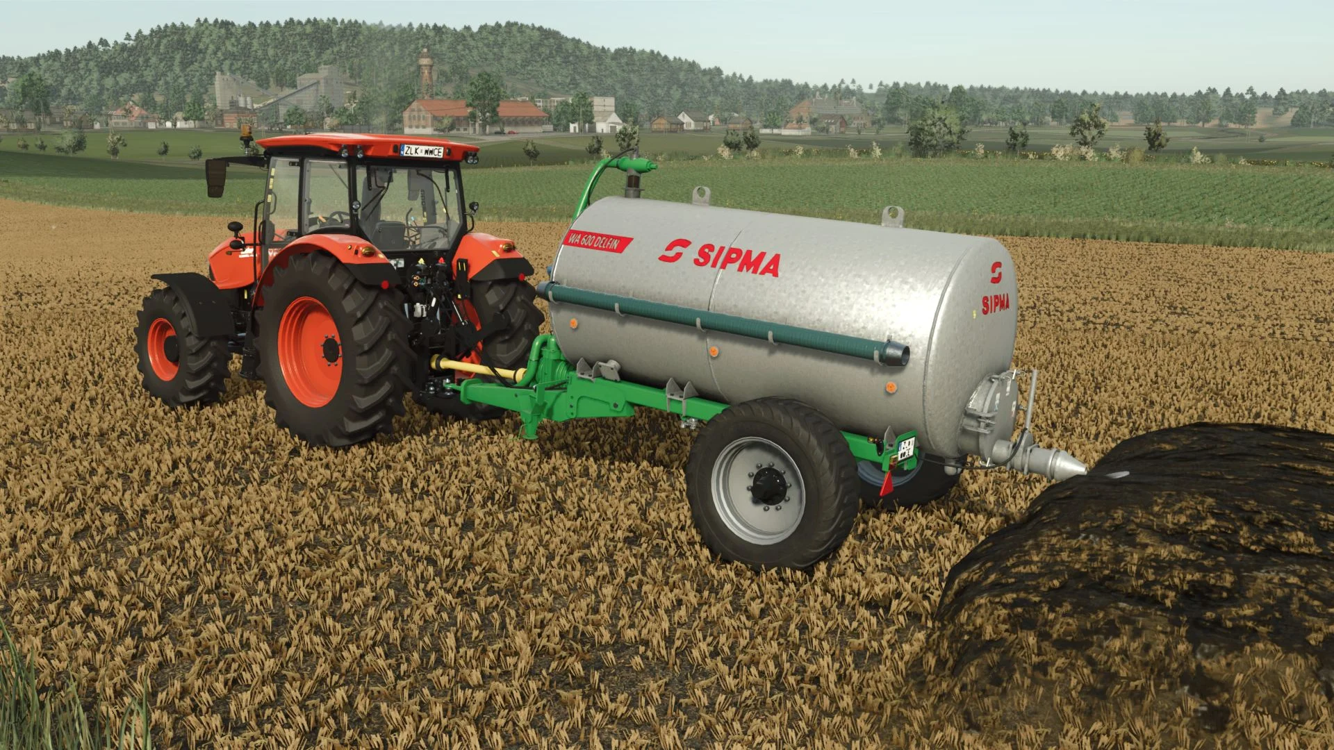 FS25 Sipma WA 600 Delfin v1.0 Trailers Mod FS25 Mod Free Download