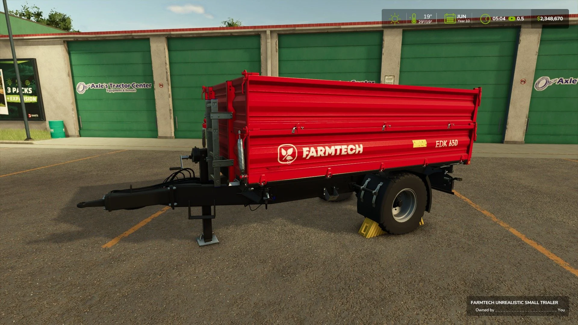 FS25 Small Unrealistic Agricultural Trailer V4.2 Trailers Mod FS25 Mod Free Download