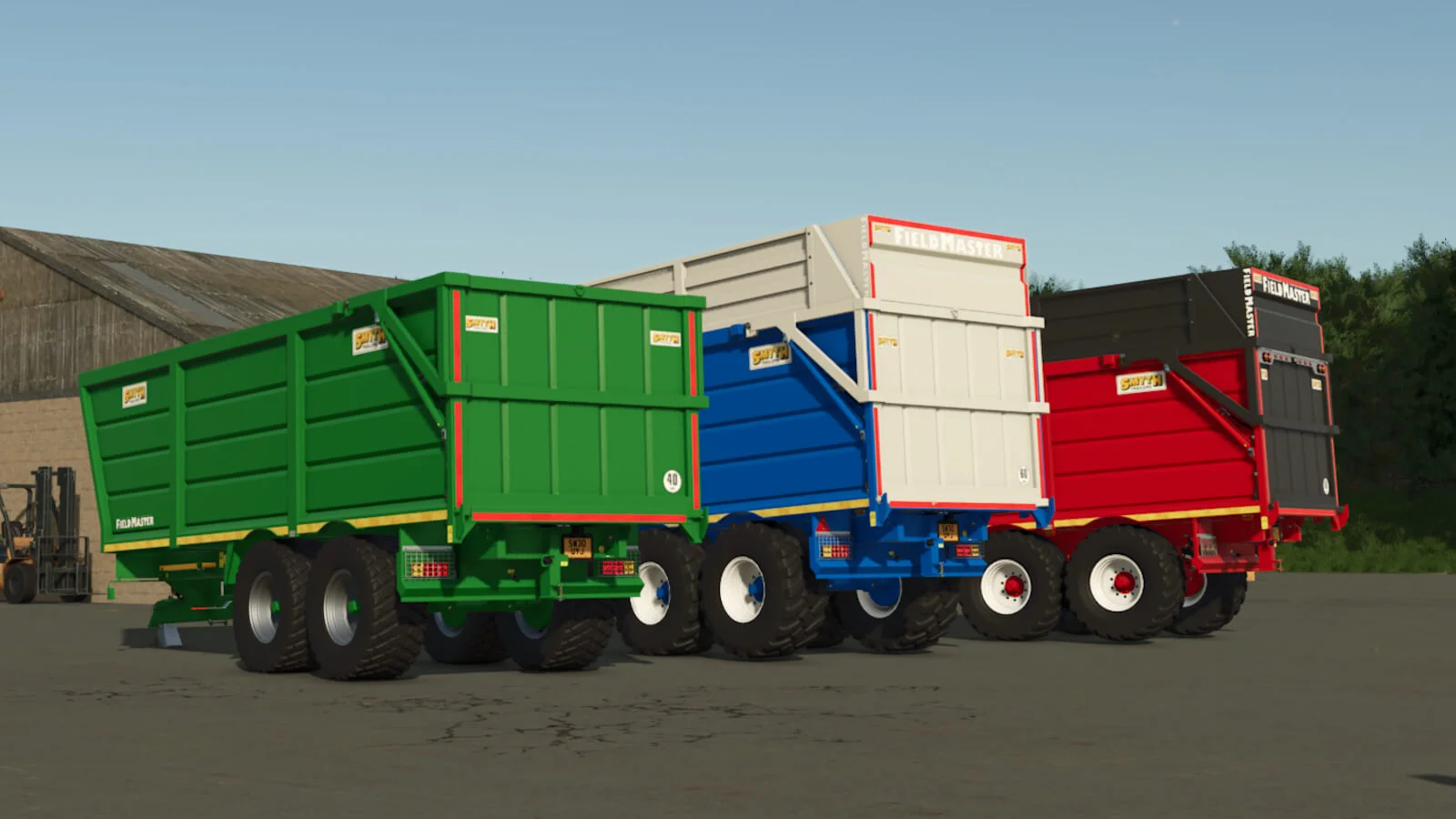 FS25 Smyth Supercube 22 F Grain/Silage Trailer V1.0 Trailers Mod FS25 Mod Free Download