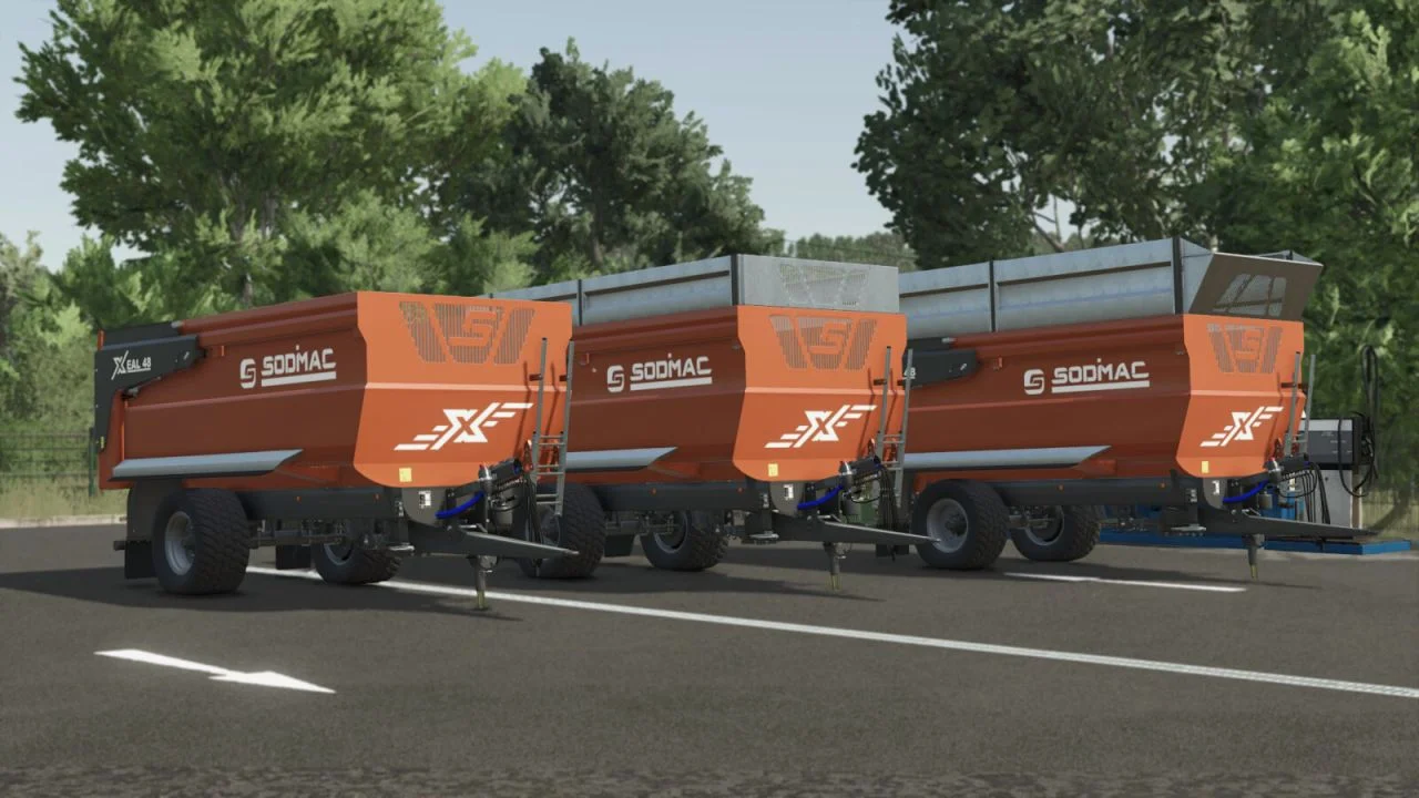 FS25 Sodimac XEAL 2 4816 V1.0 Trailers Mod FS25 Mod Free Download