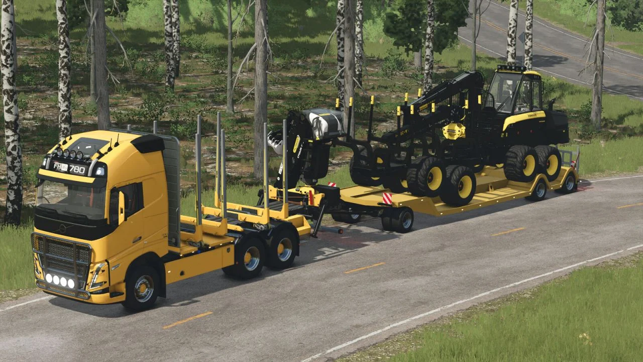 FS25 Special Lowloader TL38 V1.0.0.1 Trailers Mod FS25 Mod Free Download