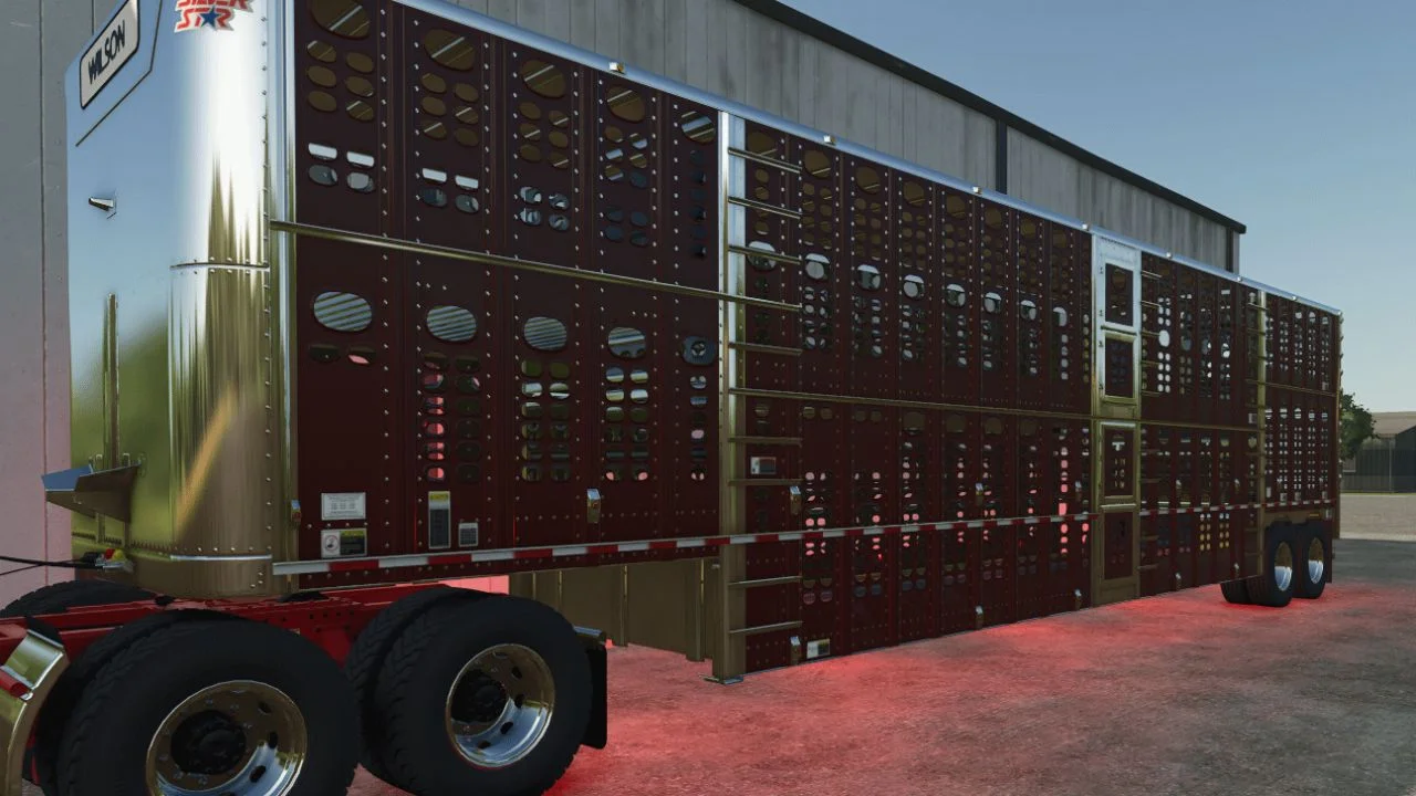 FS25 SS Cattle Trailer v1.0 Trailers Mod FS25 Mod Free Download