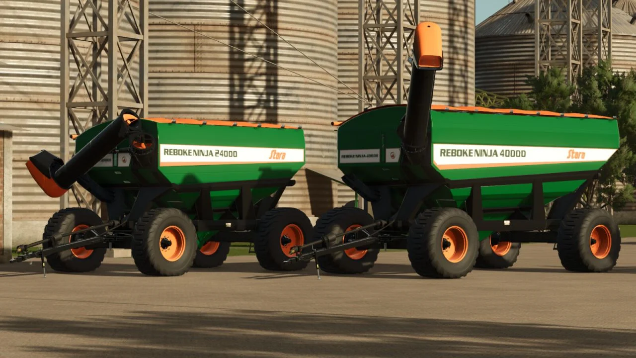FS25 Stara Ninja 24000 And 40000 V1.0 Trailers Mod FS25 Mod Free Download