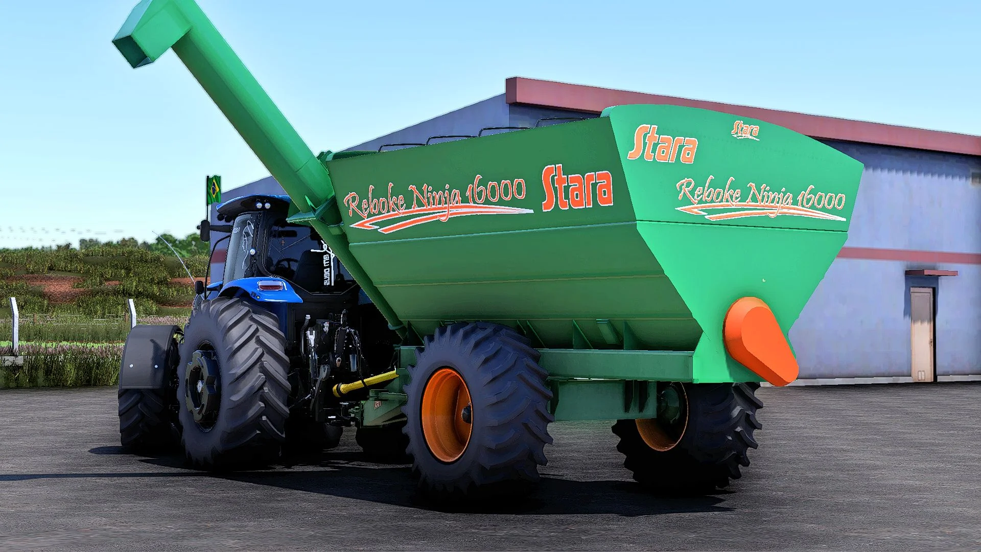 FS25 Stara Reboke Ninja 16000 V1.0 Trailers Mod FS25 Mod Free Download