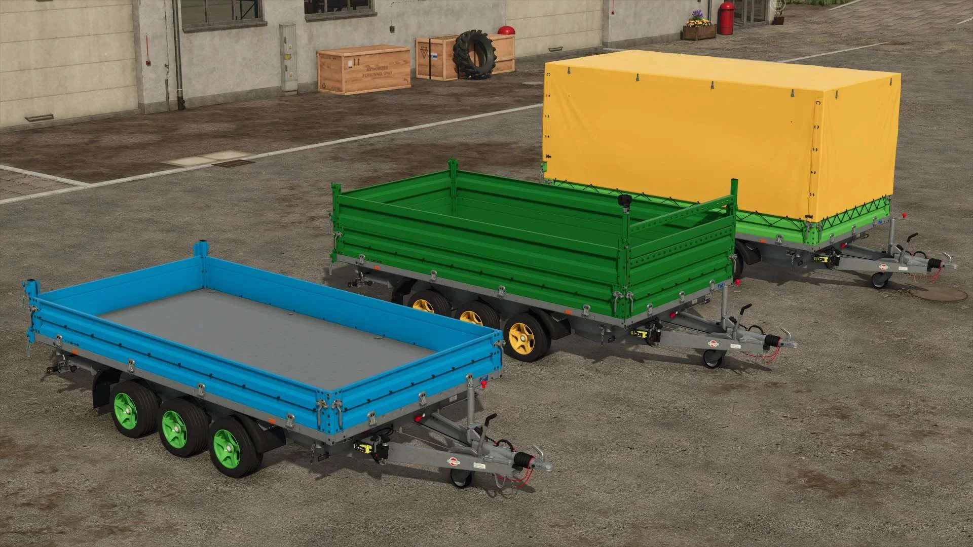 FS25 Stema Trius Trailer v1.0 Trailers Mod FS25 Mod Free Download