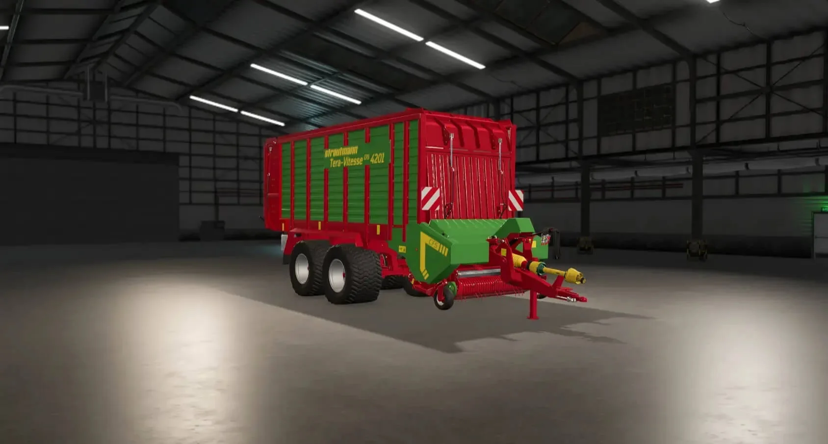 FS25 Strautmann Tera-Vitesse 4201 DO Loading Wagon v1.0 Trailers Mod FS25 Mod Free Download