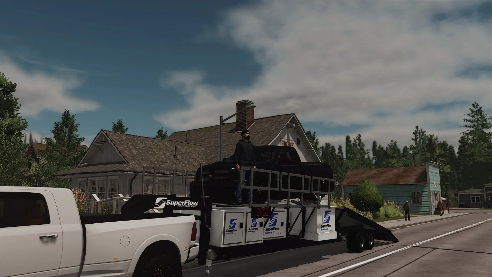 FS25 SuperFlow Dyno Trailer V1.0 Trailers Mod FS25 Mod Free Download