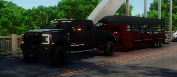 FS25 Swift Built Horse Trailer v1.0 Trailers Mod FS25 Mod Free Download