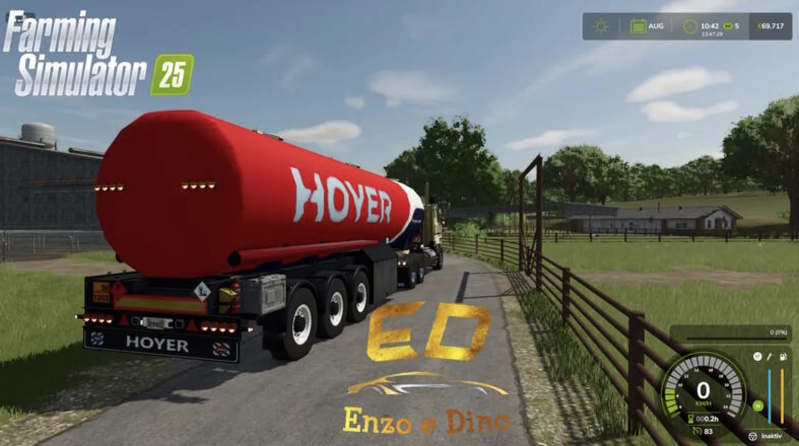 FS25 Tank trailer V1.0 Trailers Mod FS25 Mod Free Download