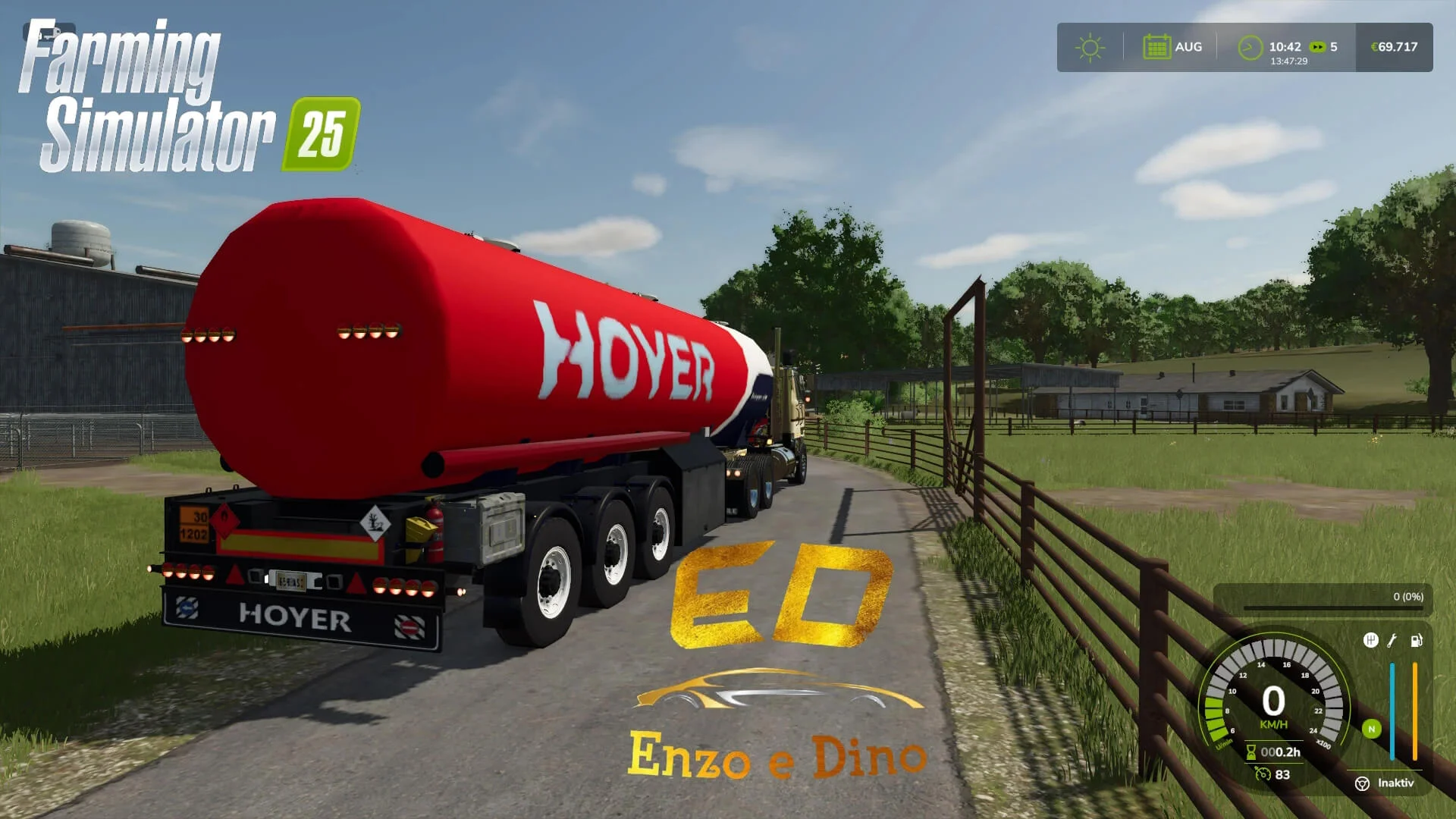 FS25 Tanktrailer V1.0 Trailers Mod FS25 Mod Free Download