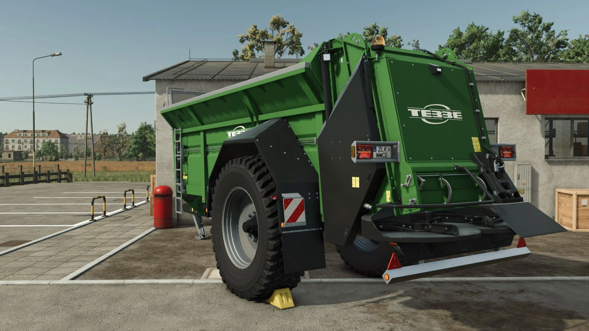 FS25 Tebbe MS140 v1.0 Trailers Mod FS25 Mod Free Download