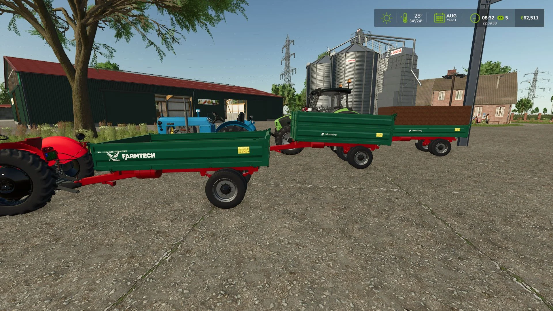 FS25 Tehnostroj ETK400 V1.0 Trailers Mod FS25 Mod Free Download