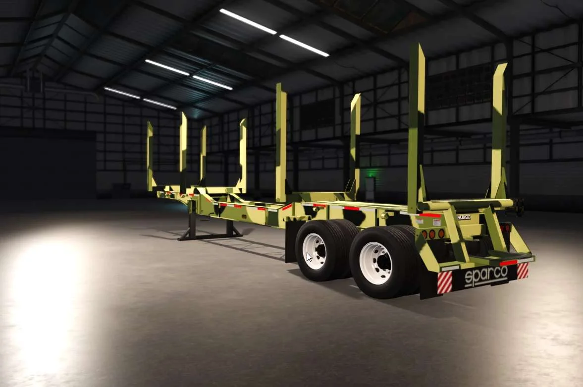 FS25 Timber Trailer v1.0 Trailers Mod FS25 Mod Free Download