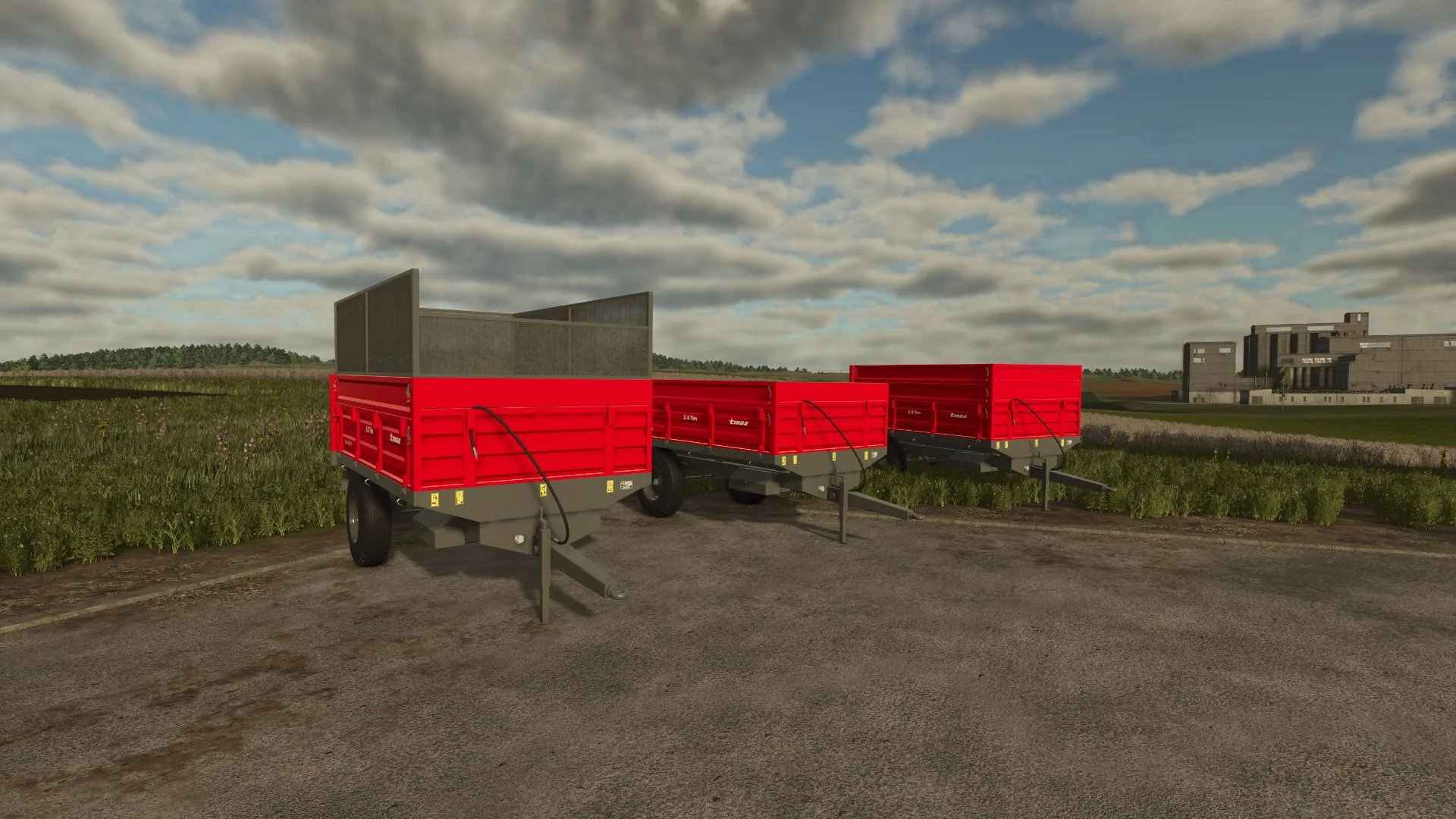 FS25 TINAZ Agricultural Trailer V1.0 Trailers Mod FS25 Mod Free Download