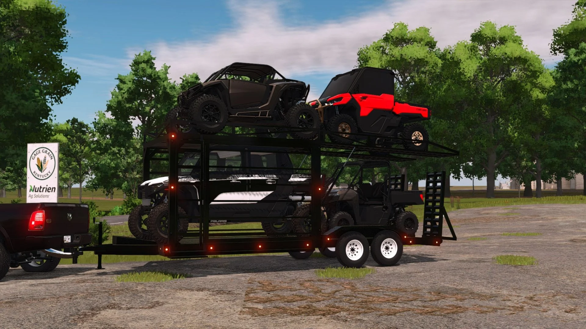 FS25 Toy Hauler V1.0 Trailers Mod FS25 Mod Free Download