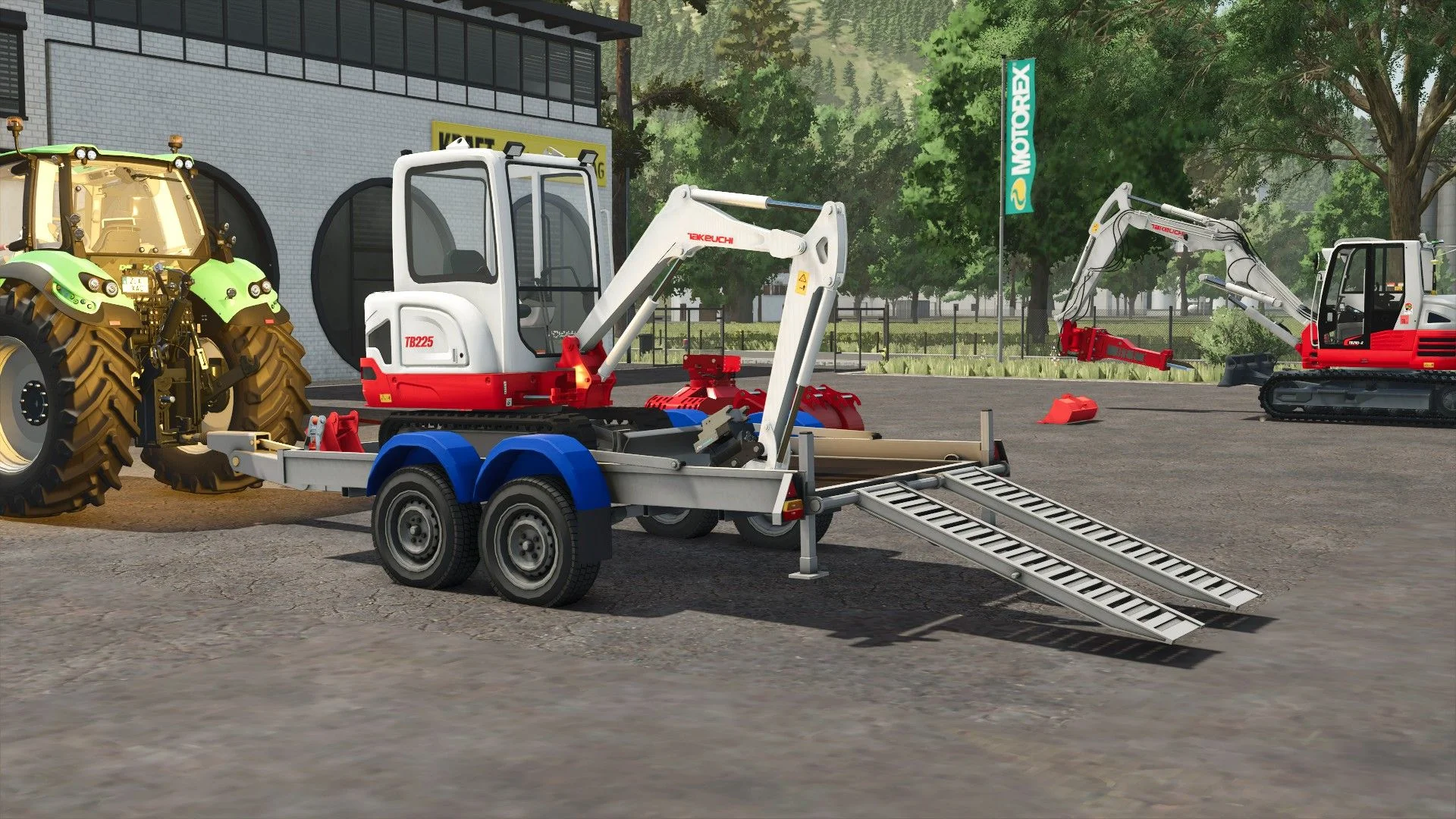 FS25 Trailer 2 axles Hubière V1.0 Trailers Mod FS25 Mod Free Download