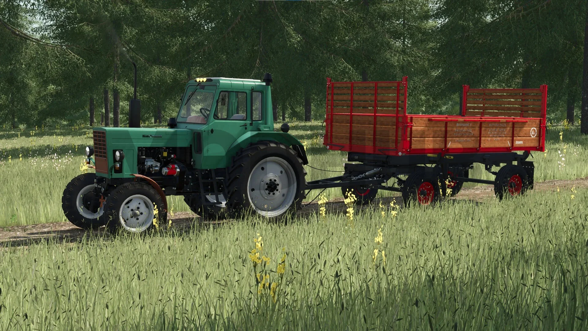 FS25 Trailer 2PTS-4 887B v1.0 Trailers Mod FS25 Mod Free Download