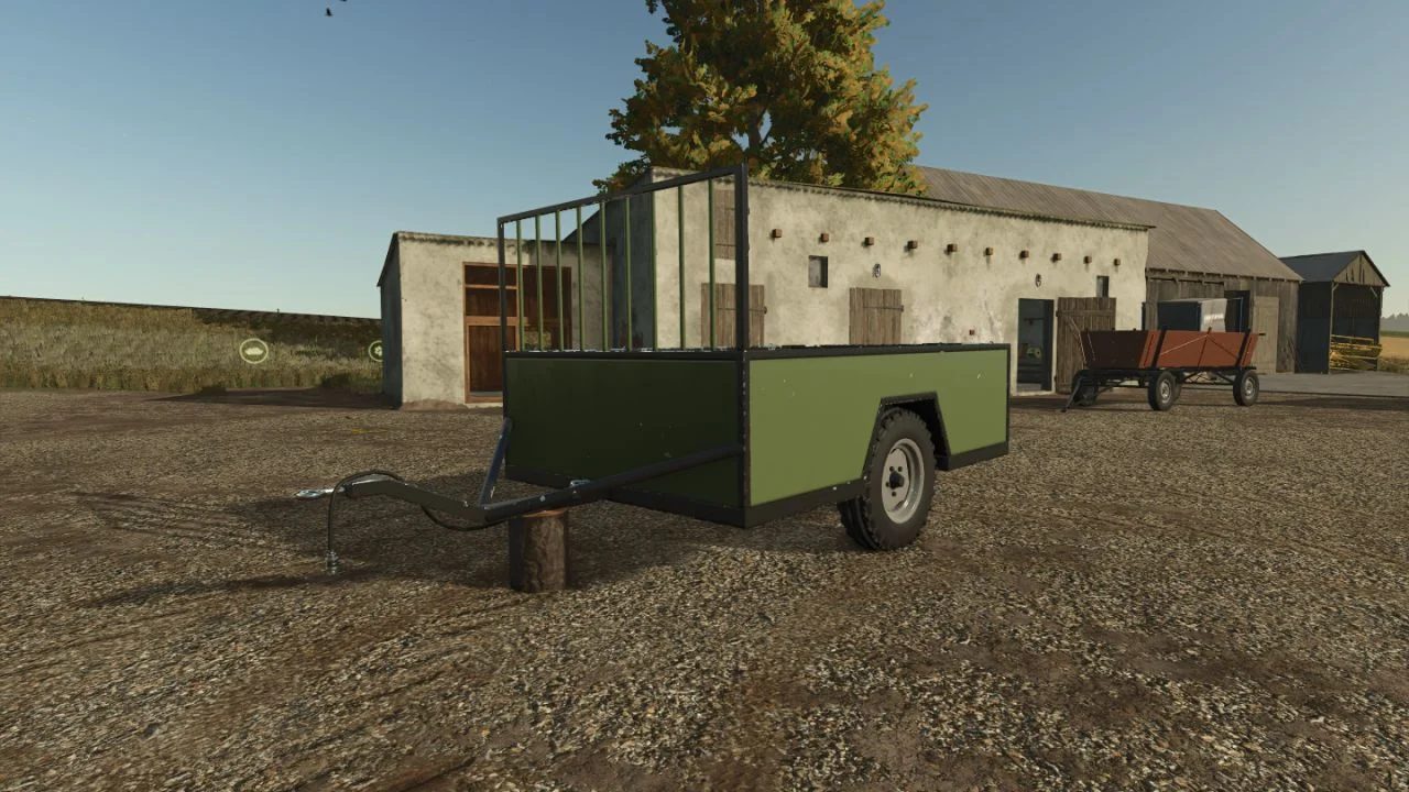 FS25 Two Wheel Trailer V1.0.0.1 Trailers Mod FS25 Mod Free Download