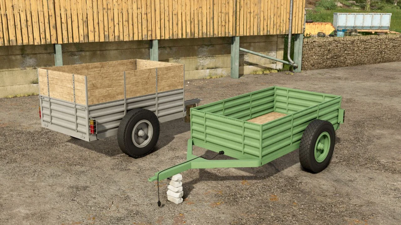 FS25 Two Wheel Trailer V1.0.1 Trailers Mod FS25 Mod Free Download