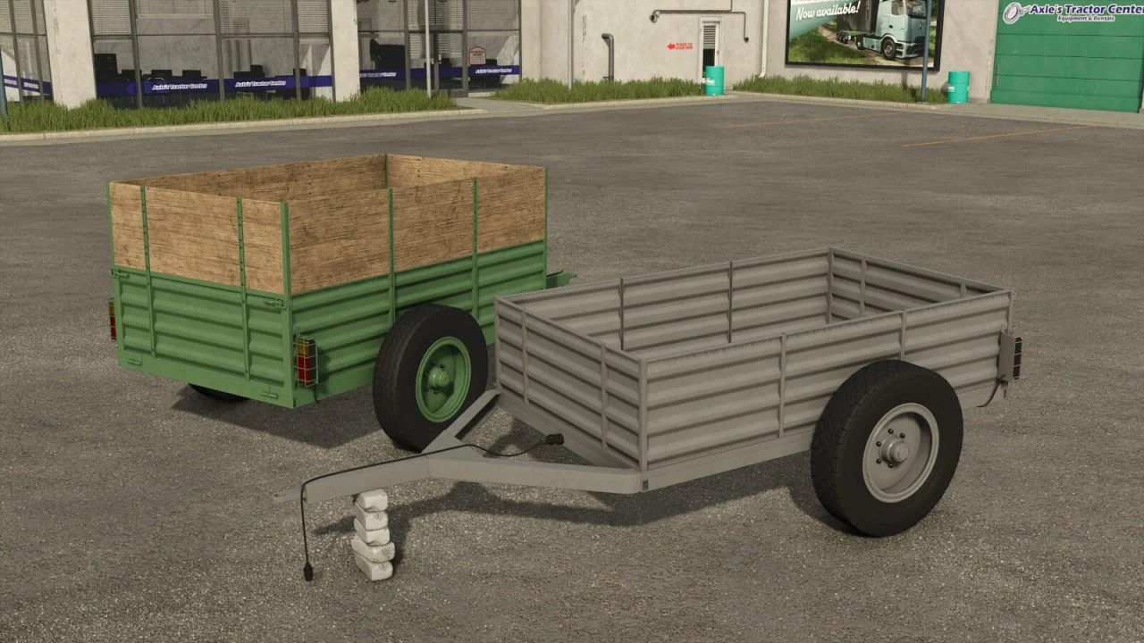 FS25 Two Wheel Trailer V1.1 Trailers Mod FS25 Mod Free Download