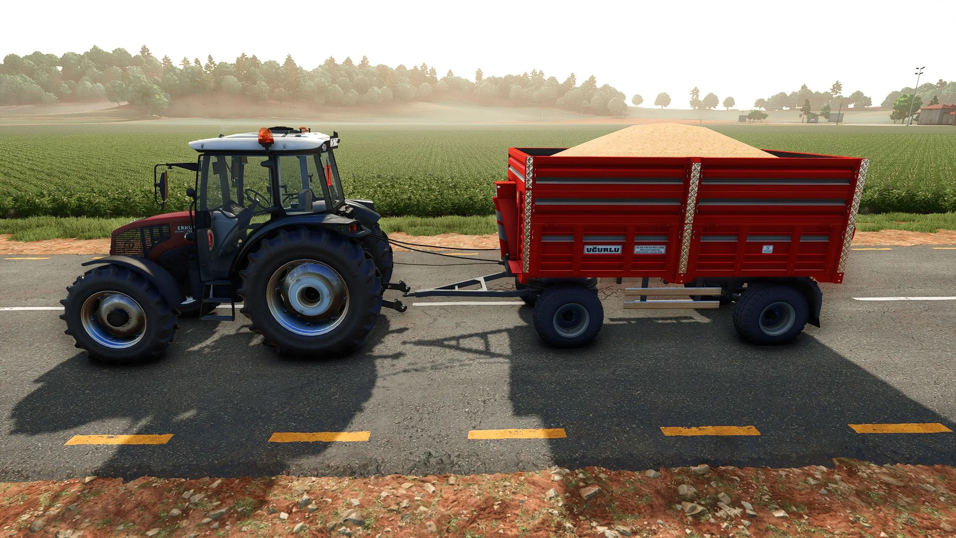FS25 Ugurlu Agricultural Trailer 5T v1.0 Trailers Mod FS25 Mod Free Download