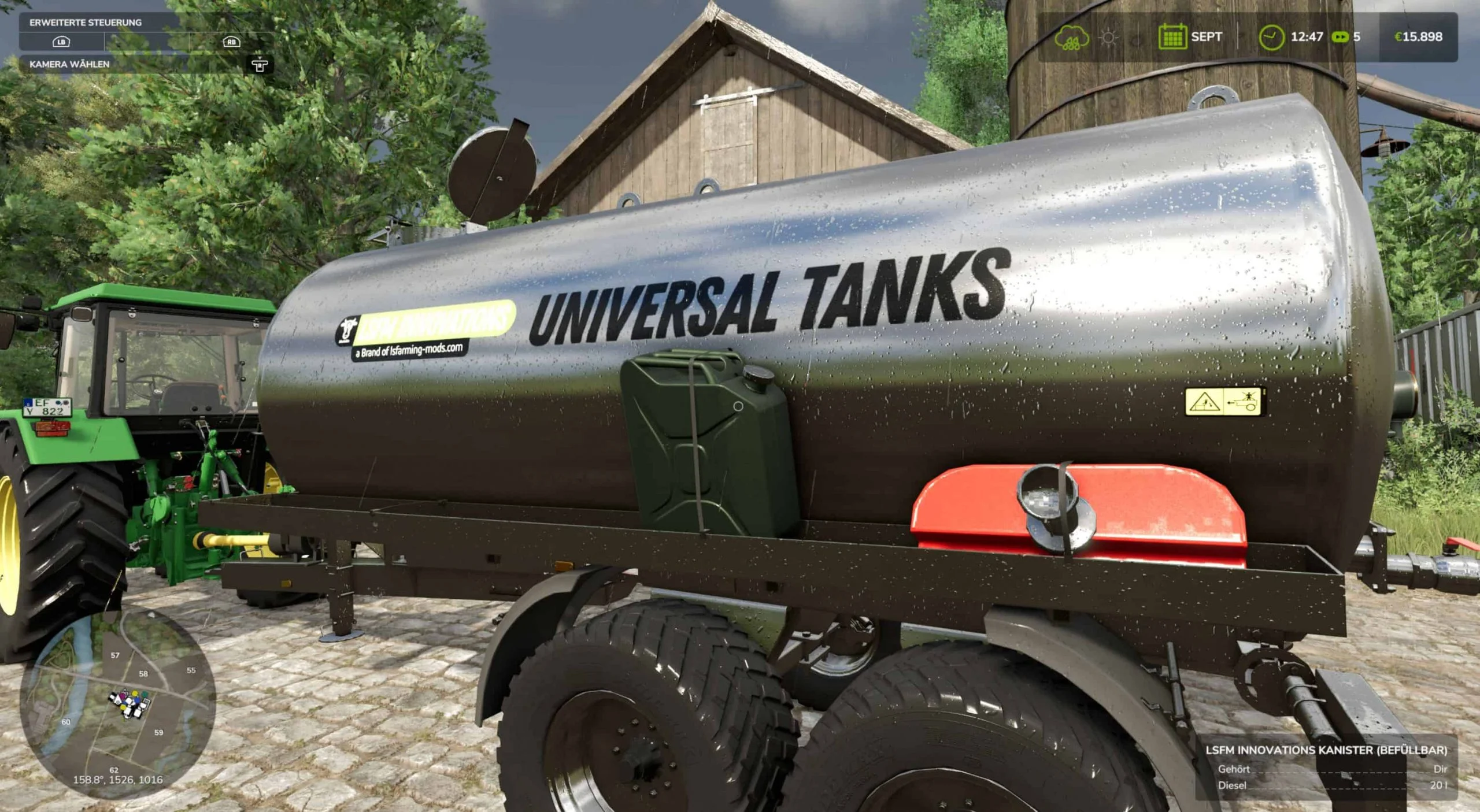 FS25 Universal Tank Pack V1.0 Trailers Mod FS25 Mod Free Download