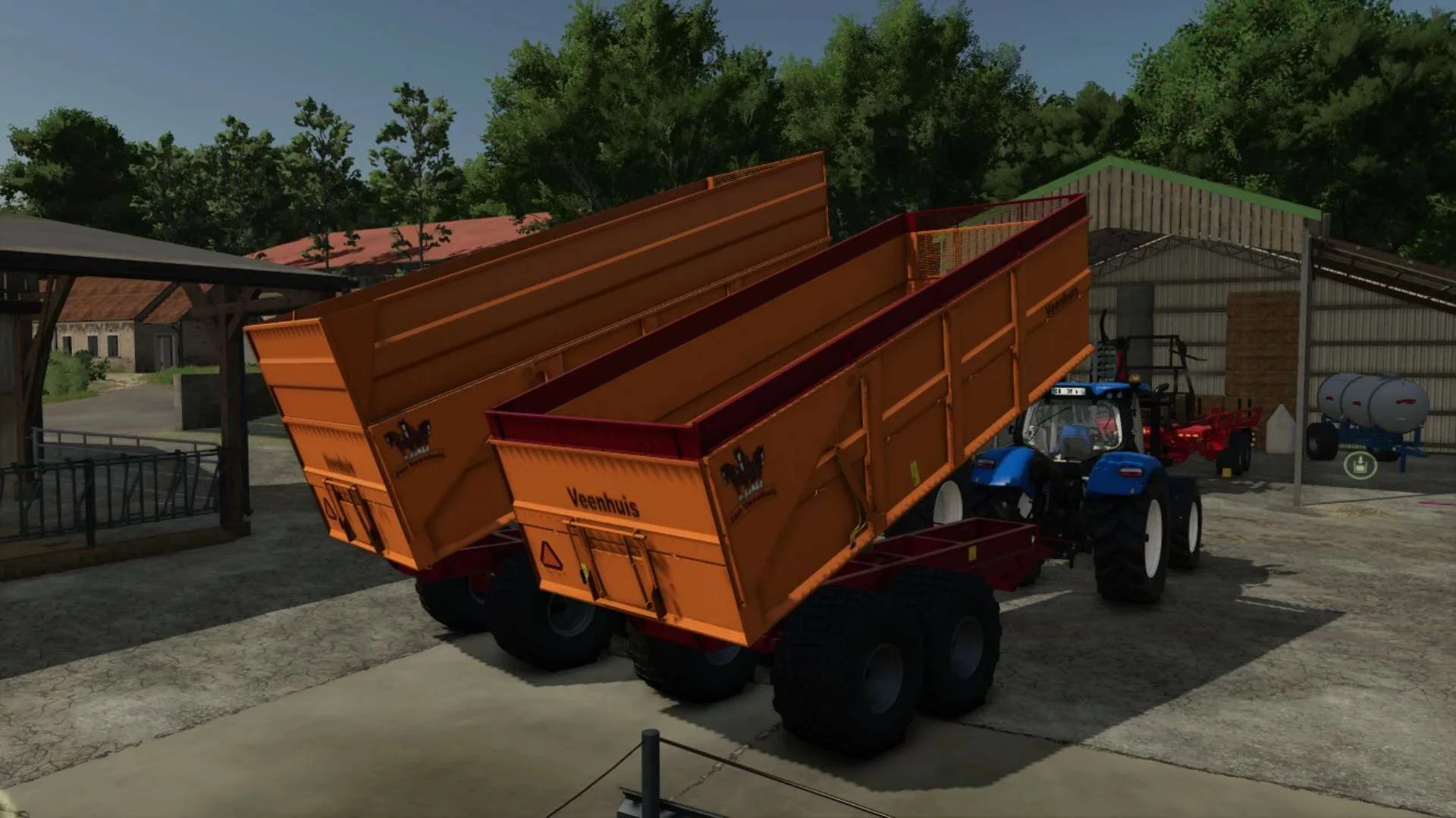 FS25 Veenhuis JVK 16000 v1.0 Trailers Mod FS25 Mod Free Download