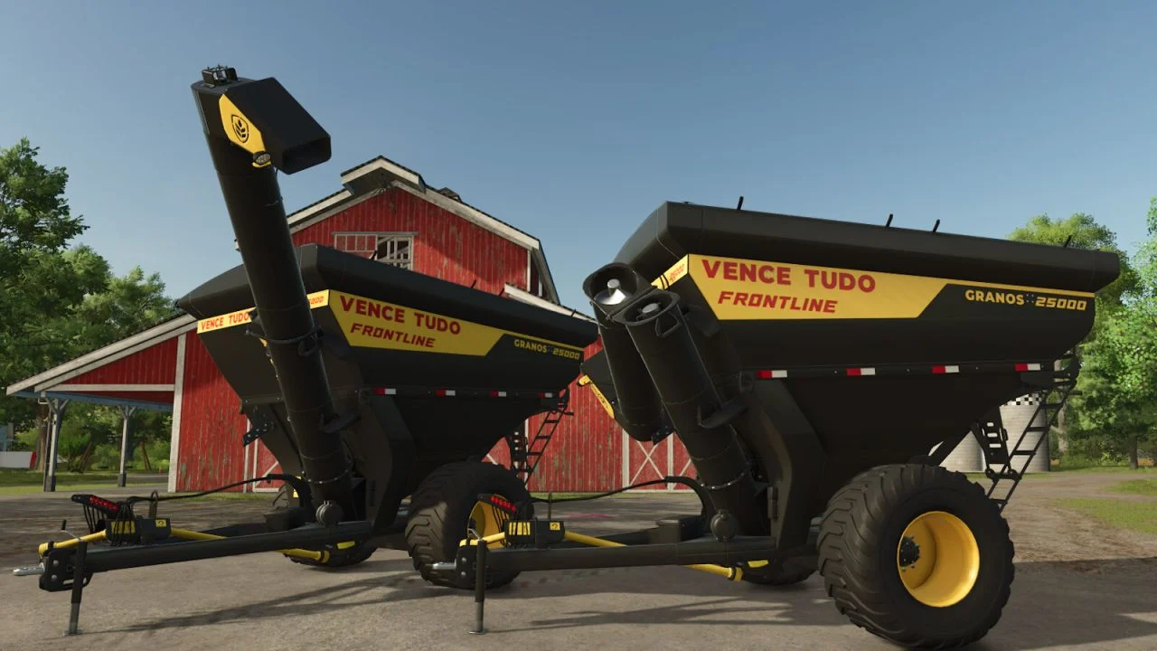 FS25 Vence Tudo Granos 25000 Frontline V1.0 Trailers Mod FS25 Mod Free Download
