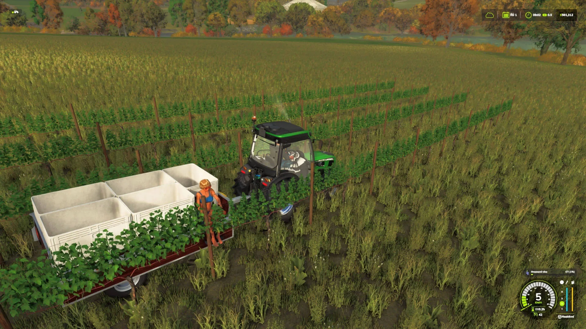 FS25 VineHand Harvest Trailer V1.0 Trailers Mod FS25 Mod Free Download