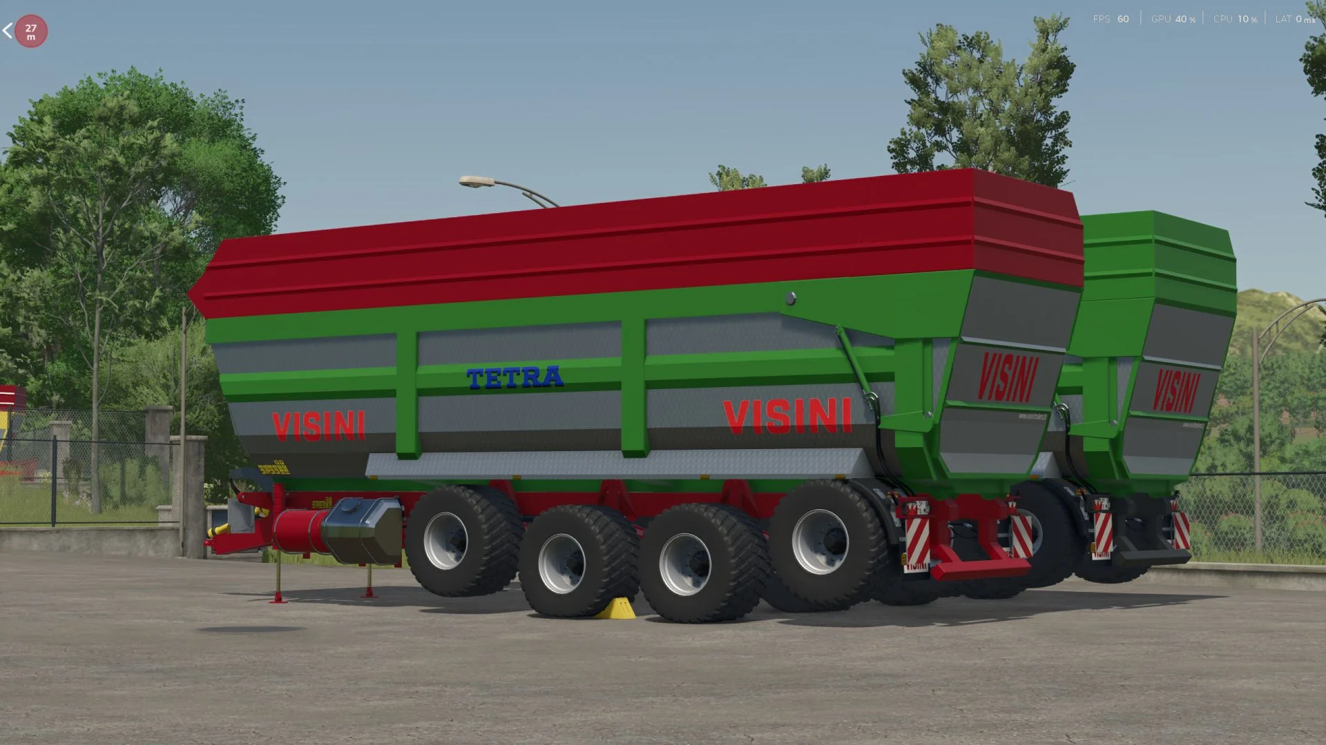 FS25 Visini D4 950 Inox V1.0 Trailers Mod FS25 Mod Free Download