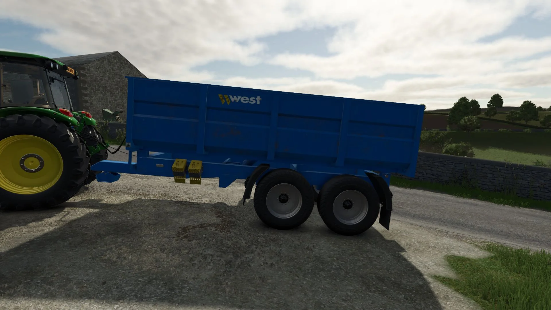 FS25 West Agricultural Trailer 10 ton V1.0 Trailers Mod FS25 Mod Free Download