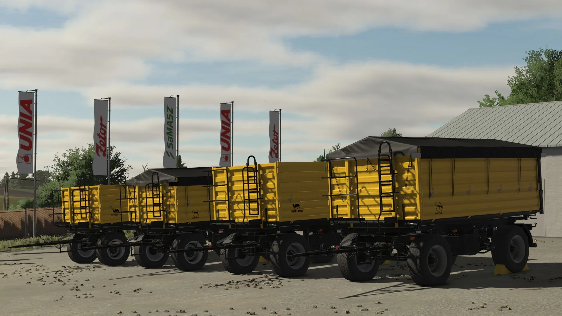 FS25 Wielton 10-12T V1.0 Trailers Mod FS25 Mod Free Download