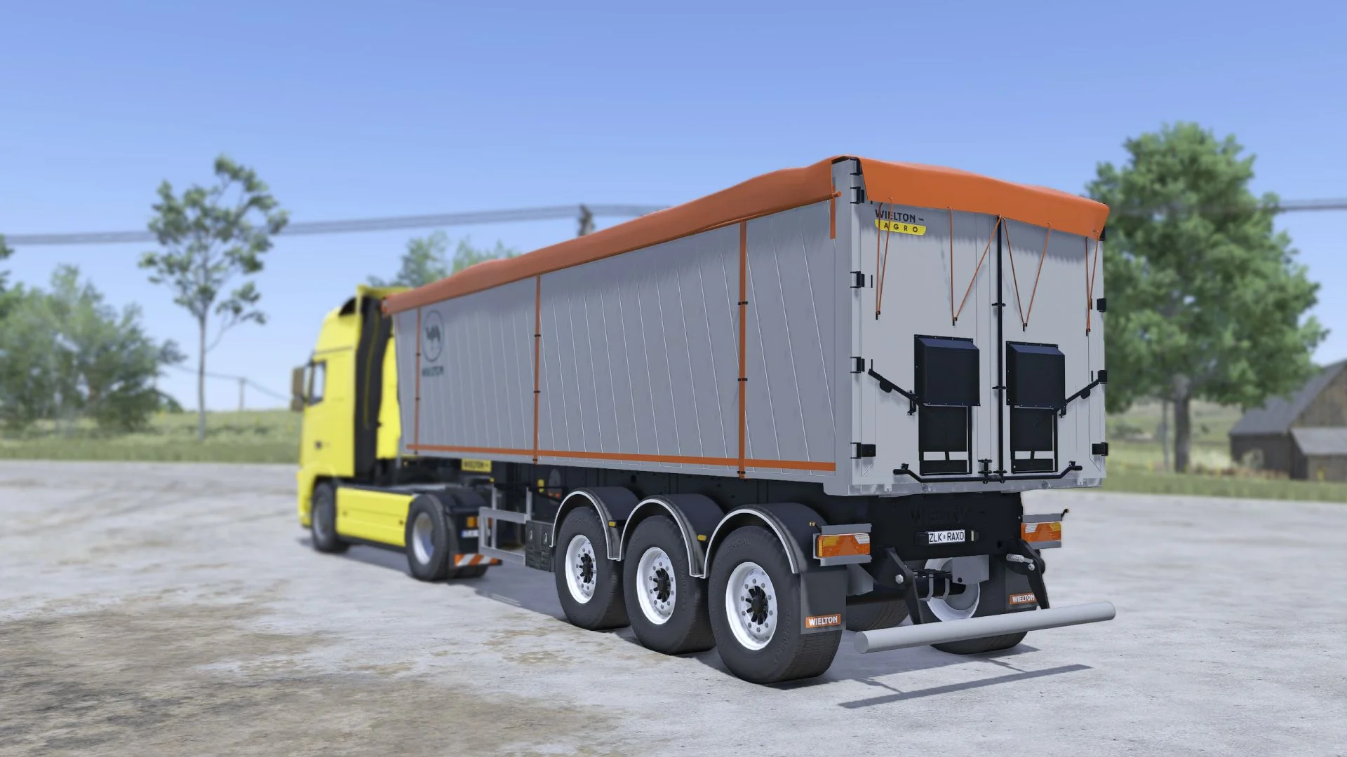 FS25 Wielton Bulk Master V1.2 Trailers Mod FS25 Mod Free Download