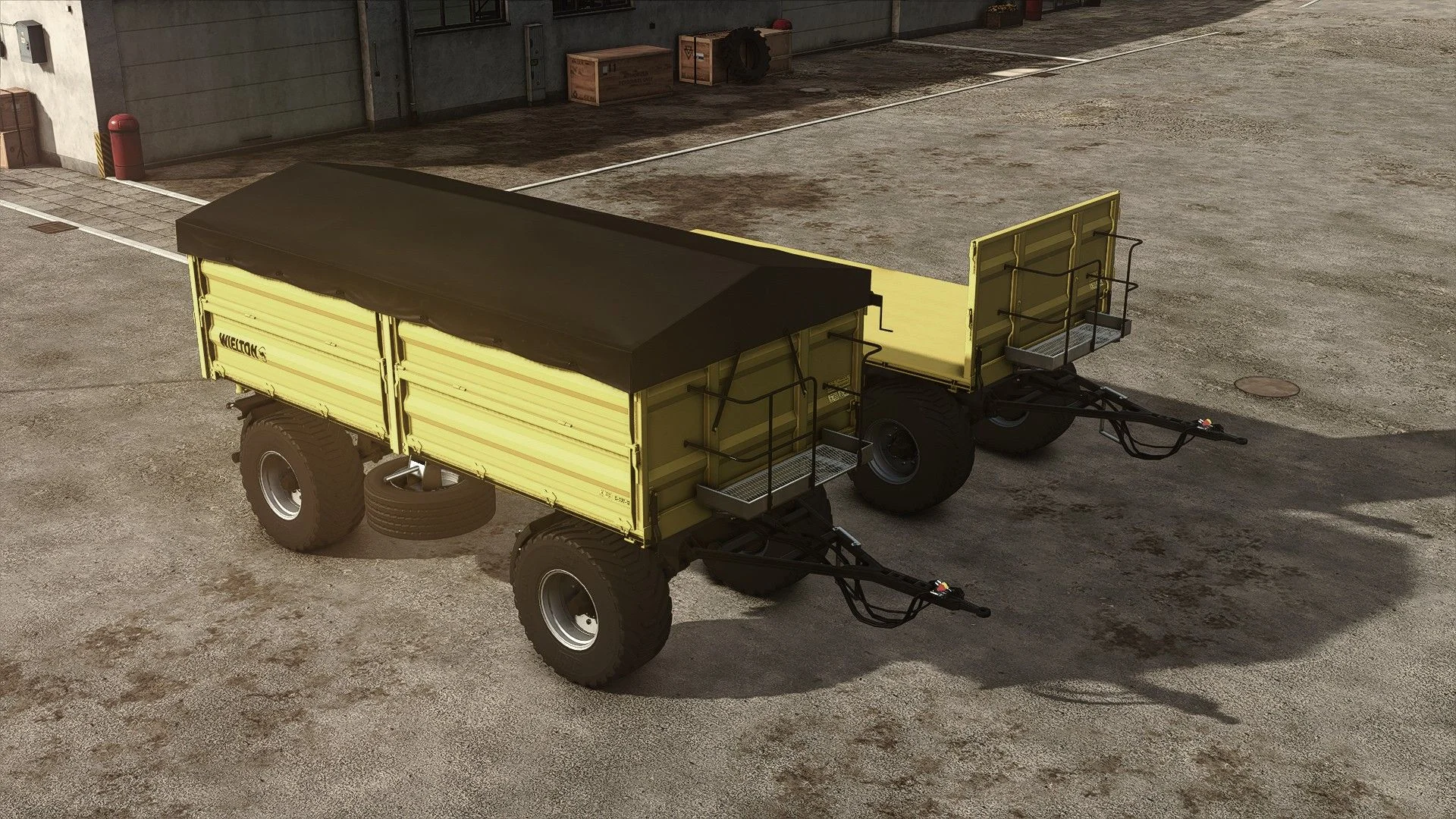 FS25 Wielton D-737AA-12 v1.0 Trailers Mod FS25 Mod Free Download