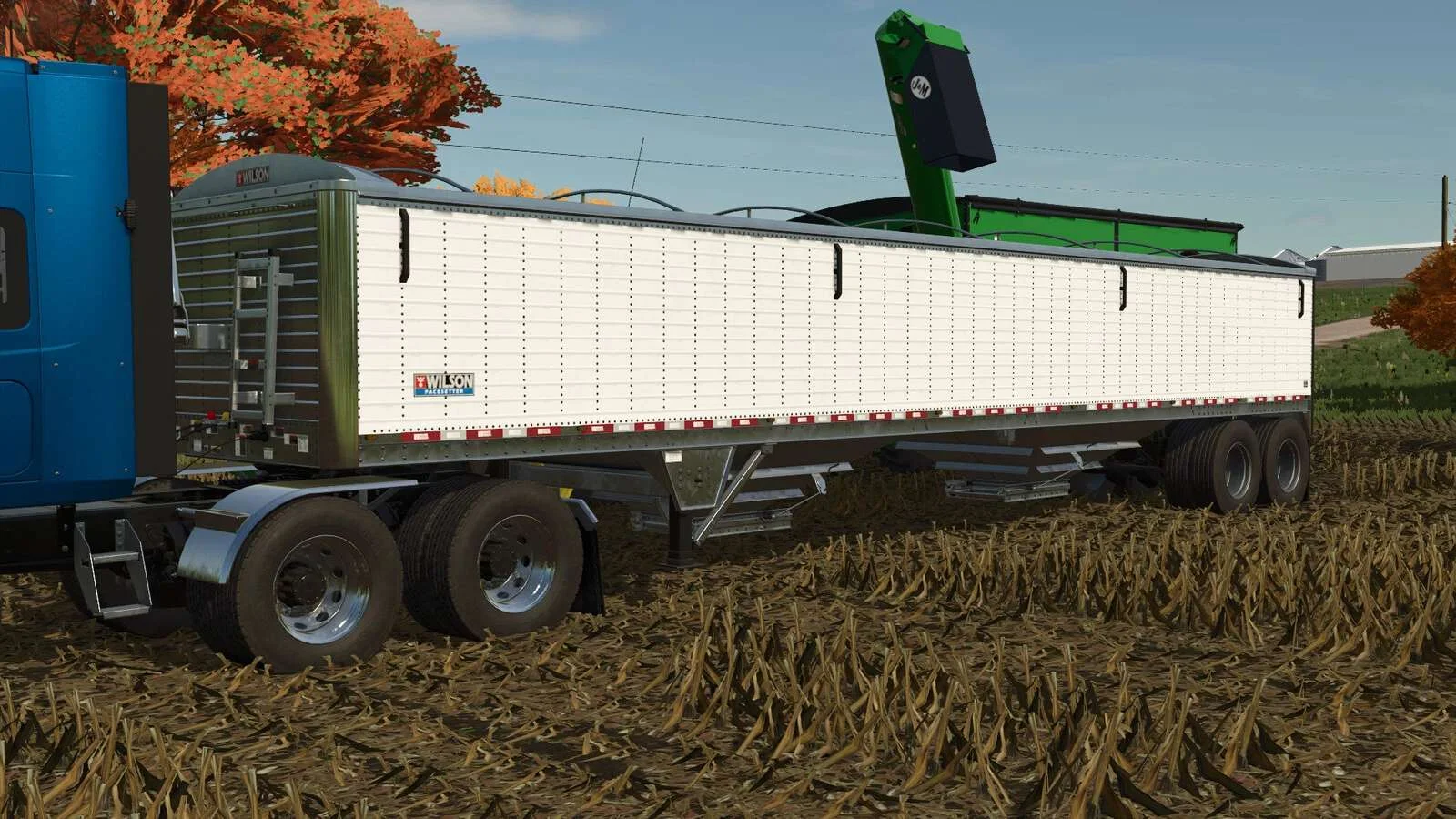FS25 Wilson DWH500 43FT Hopper Bottom v1.0 Trailers Mod FS25 Mod Free Download