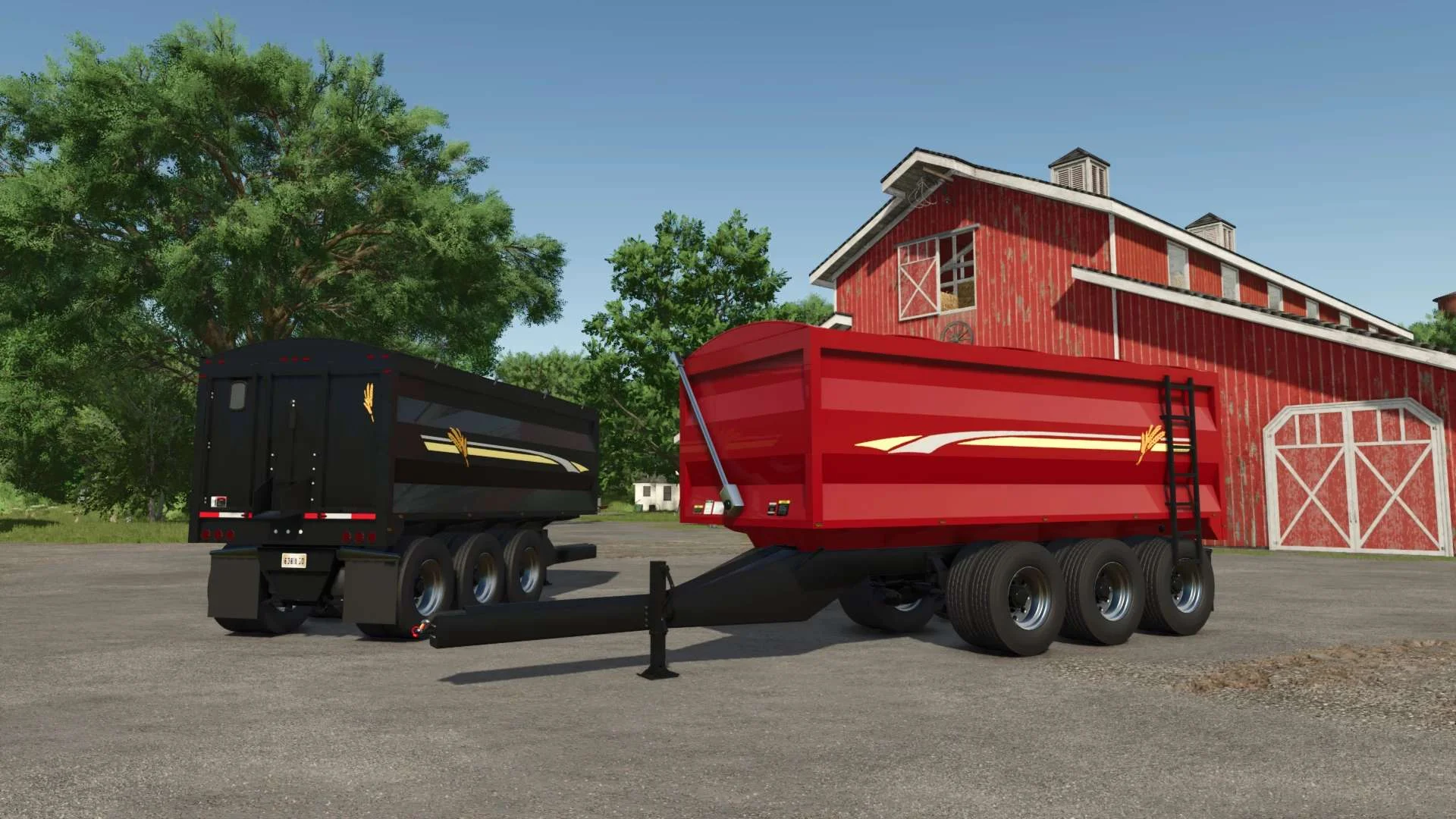 FS25 Wilson US Grain trailer v1.0 Trailers Mod FS25 Mod Free Download