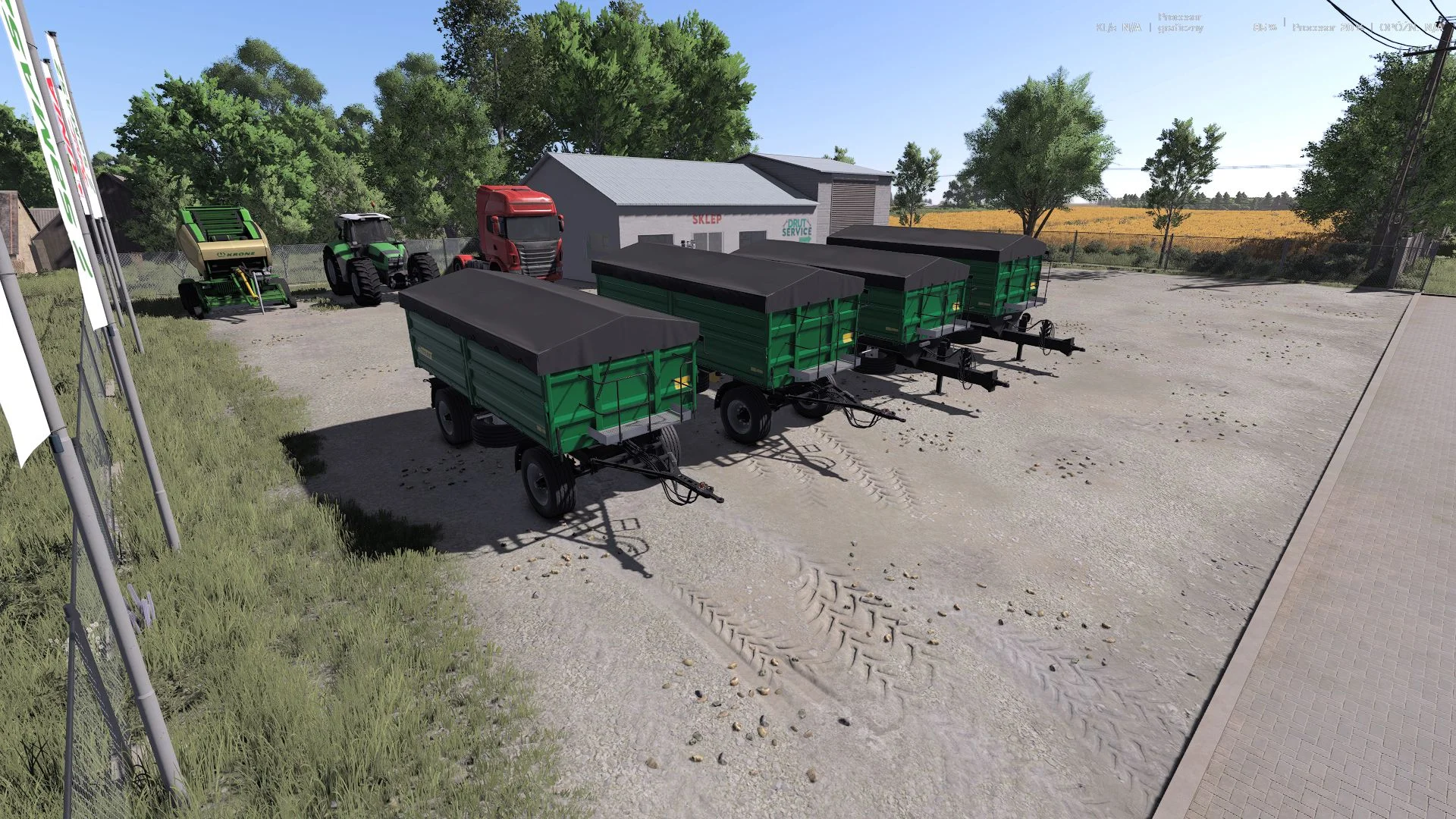 FS25 Zasław Pack V1.0 Trailers Mod FS25 Mod Free Download