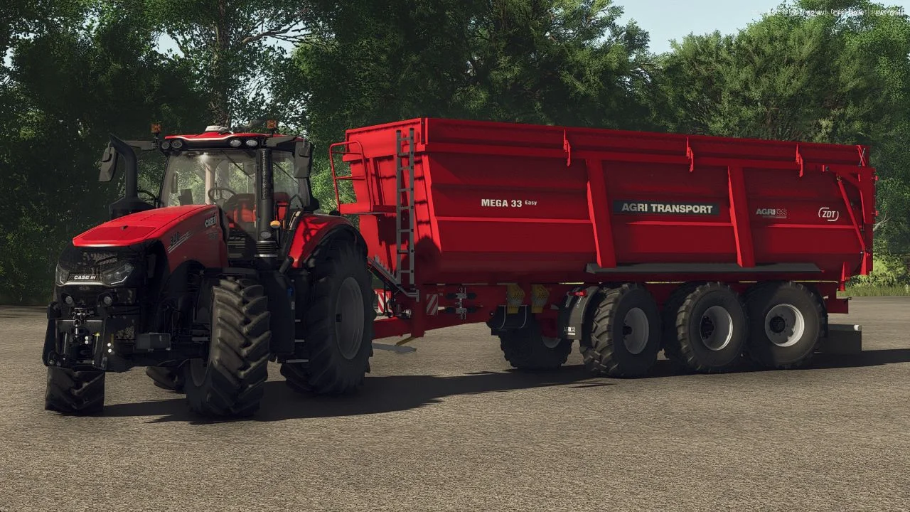 FS25 ZDT Agrics Mega 33 V1.0 Trailers Mod FS25 Mod Free Download