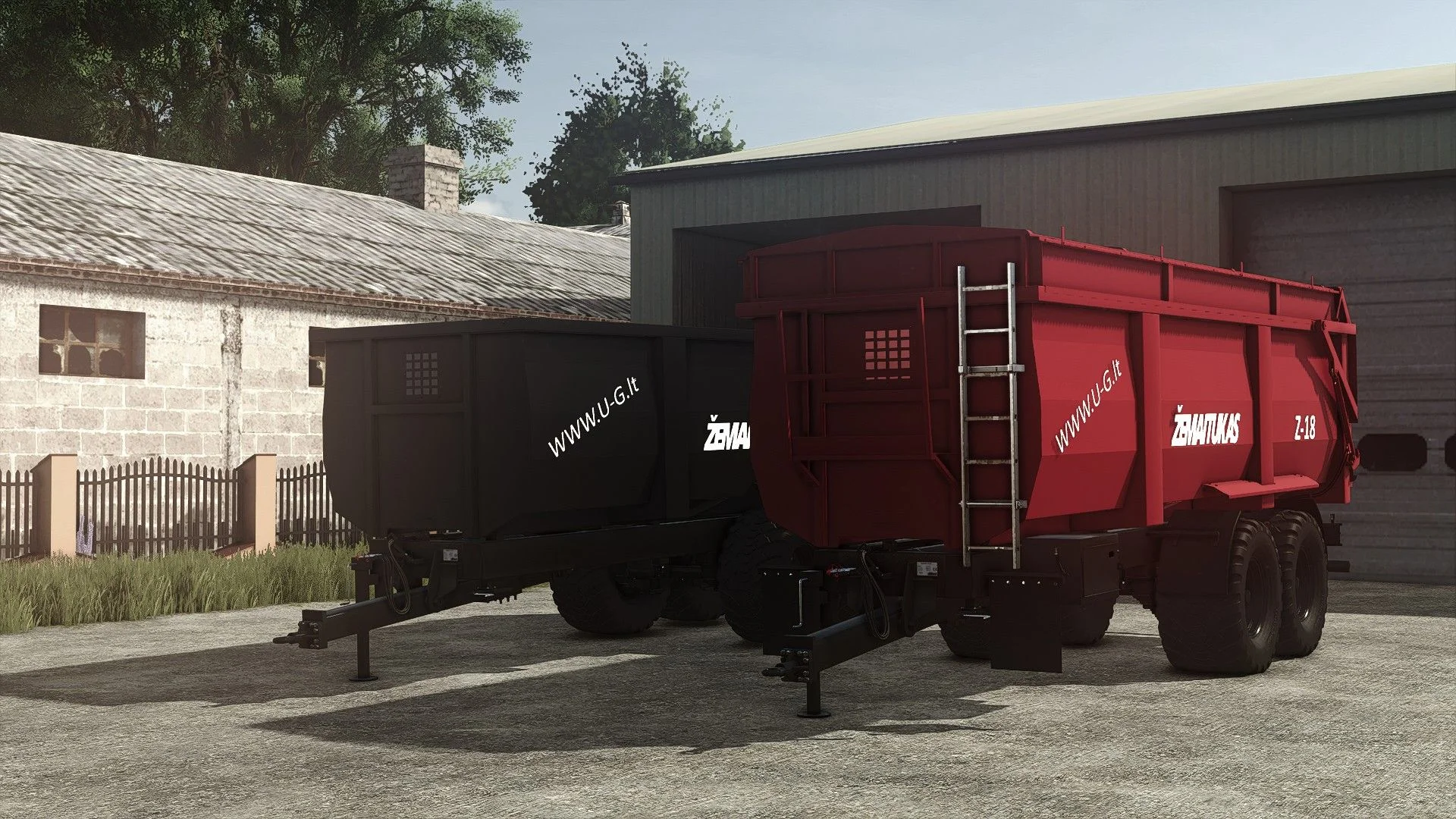 FS25 Zemaitukas Z18 V1.0 Trailers Mod FS25 Mod Free Download