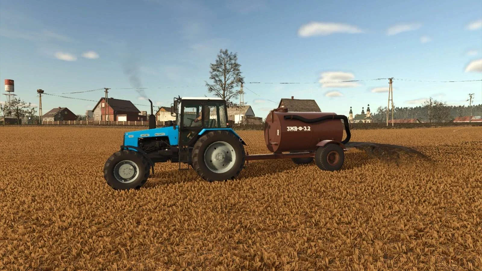 FS25 ZZhV-F-3.2 tank v1.0.0.1 Trailers Mod FS25 Mod Free Download